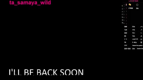 WILD-ANGEL777a online show from July 30, 6:07 pm