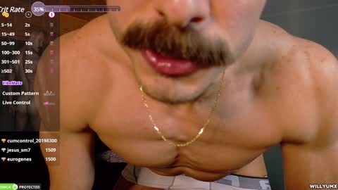 Snapshot of willyumx chatting on January 11, 4:38 am William Miguel online show from January 11, 4:38 am