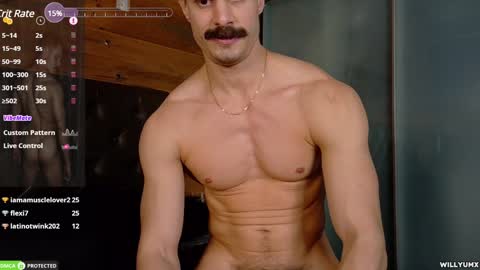 Snapshot of willyumx chatting on January 12, 2:03 am William Miguel online show from January 12, 2:03 am