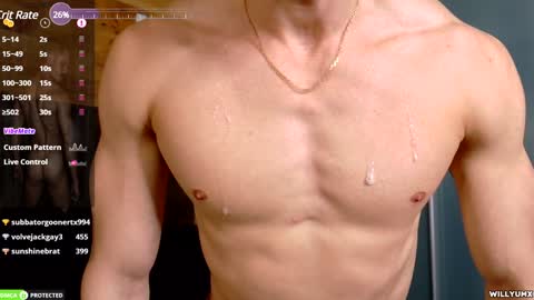 Snapshot of willyumx chatting on January 22, 12:06 am William Miguel online show from January 22, 12:06 am