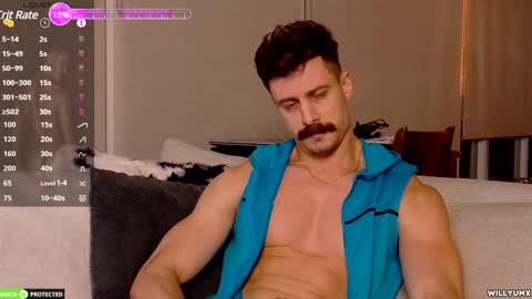 Snapshot of willyumx chatting on February 6, 12:33 am William Miguel online show from February 6, 12:33 am