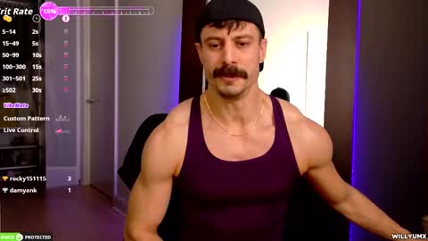 Snapshot of willyumx chatting on December 16, 12:48 am William Miguel online show from December 16, 12:48 am