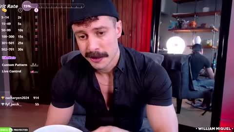 Snapshot of willyumx chatting on March 10, 7:30 pm William Miguel online show from March 10, 7:30 pm