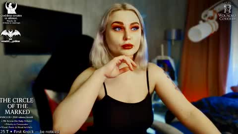 Snapshot of wounded_goddess chatting on February 10, 7:45 am Goddess Sophy online show from February 10, 7:45 am