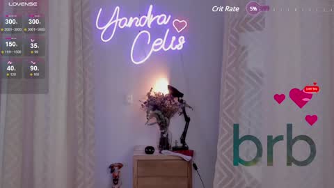 YANDRA CELIS online show from December 12, 3:21 am