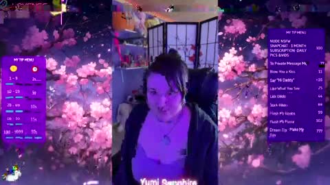 Yumi Sapphire online show from April 21, 8:44 pm