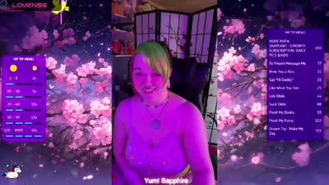 Yumi Sapphire online show from May 7, 4:12 pm