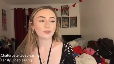 zoepleasing online show from February 10, 12:59 am