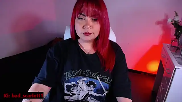 Snapshot of bad_scarlett1 chatting on December 15, 12:37 am bad scarlett1 online show from December 15, 12:37 am