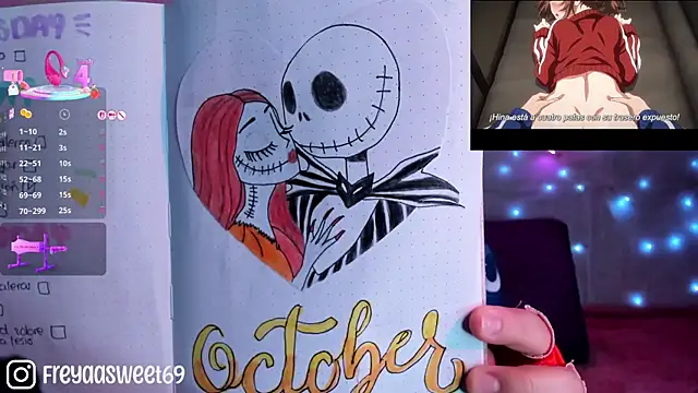 Snapshot of Sweet_freya1 chatting on October 15, 12:44 am Sweet freya1 online show from October 15, 12:44 am