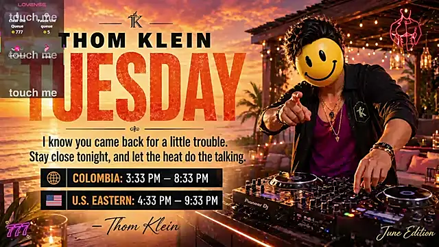 thomklein online show from July 14, 8:36 pm