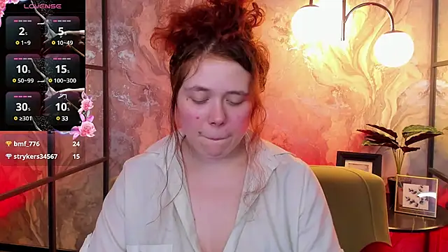 Snapshot of SophiePure chatting on March 7, 3:40 am SophiePure online show from March 7, 3:40 am