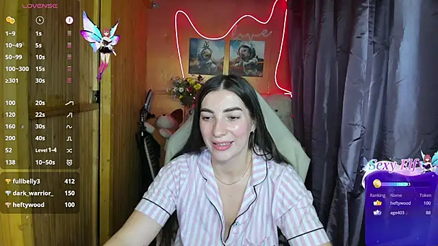 Snapshot of Fiery_Brunette_ chatting on January 1, 10:00 am Fiery Brunette  online show from January 1, 10:00 am