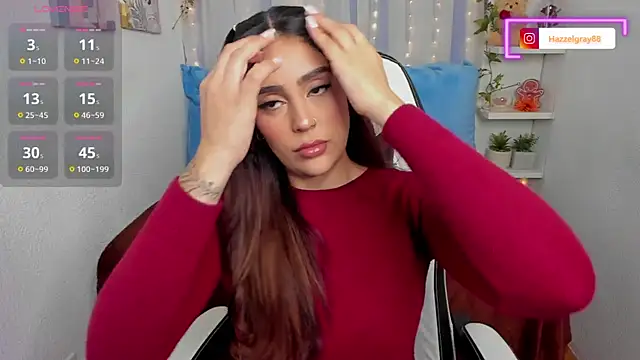 Snapshot of HazzelGray chatting on September 20, 2:40 pm HazzelGray online show from September 20, 2:40 pm