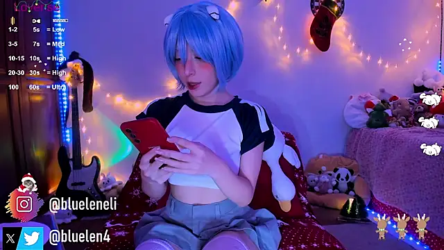 Snapshot of bluelen chatting on December 12, 8:47 am bluelen online show from December 12, 8:47 am