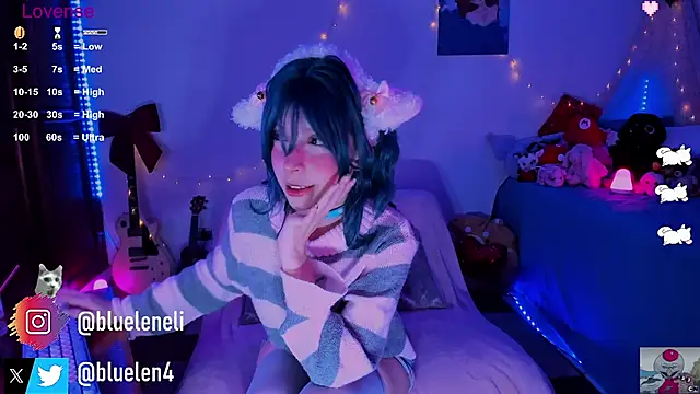 Snapshot of bluelen chatting on February 21, 9:02 am bluelen online show from February 21, 9:02 am