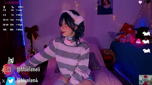 Snapshot of bluelen chatting on February 21, 12:06 pm bluelen online show from February 21, 12:06 pm