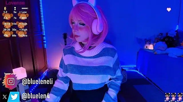 Snapshot of bluelen chatting on September 18, 8:49 am bluelen online show from September 18, 8:49 am