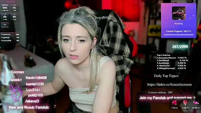 Lisaonthemoon online show from February 27, 9:58 pm