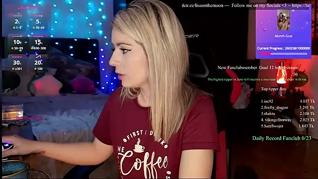 Lisaonthemoon online show from June 14, 3:03 pm