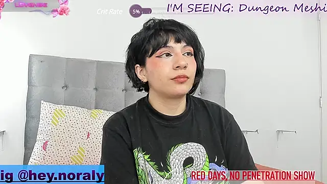 Snapshot of hey_noraly chatting on January 6, 4:23 pm hey noraly online show from January 6, 4:23 pm