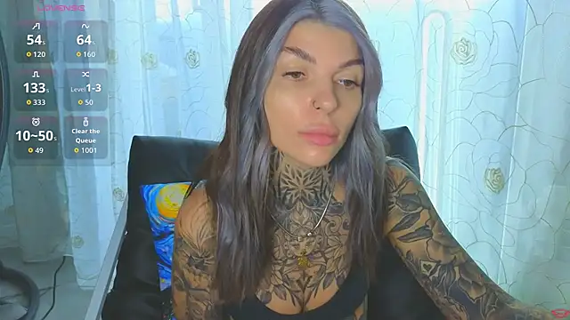 Snapshot of tattooedBabyy chatting on July 20, 8:50 am tattooedBabyy online show from July 20, 8:50 am