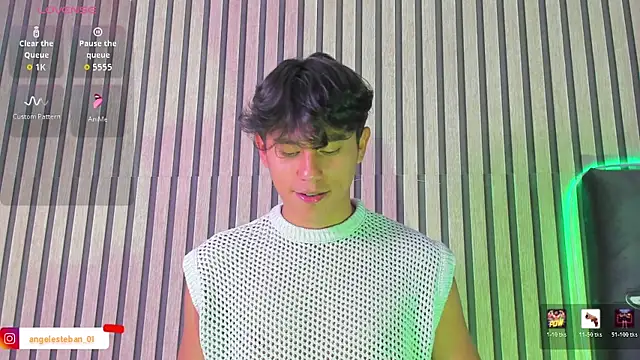 Angel esteban fx online show from June 1, 7:59 pm
