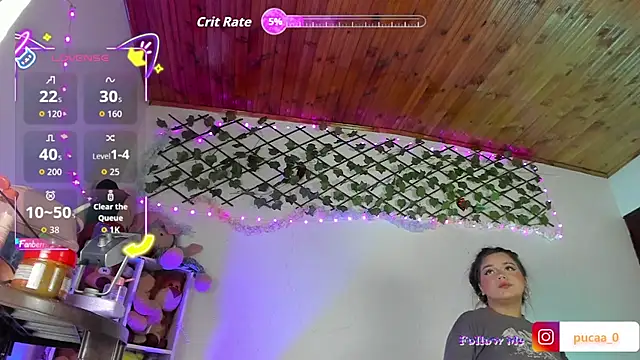 Snapshot of Pucaa_ chatting on July 6, 10:34 am Pucaa online show from July 6, 10:34 am