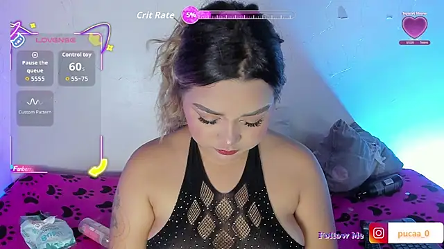 Snapshot of Pucaa_ chatting on July 16, 10:43 am Pucaa online show from July 16, 10:43 am