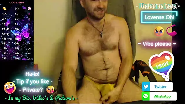 RealManHaveHairy online show from October 13, 5:18 am