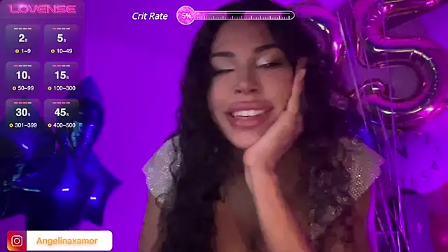 Angelina amor online show from January 1, 3:02 am