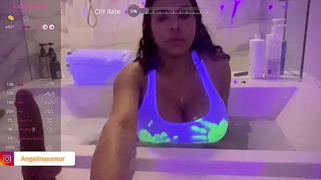 Angelina amor online show from March 6, 1:48 am