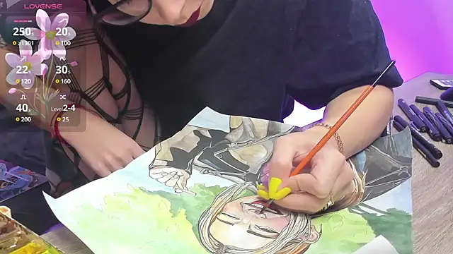 Snapshot of RitaSonnet chatting on March 7, 10:35 am RitaSonnet online show from March 7, 10:35 am