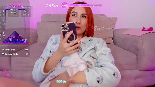 Snapshot of Tiarha chatting on February 22, 8:07 am Tiarha online show from February 22, 8:07 am