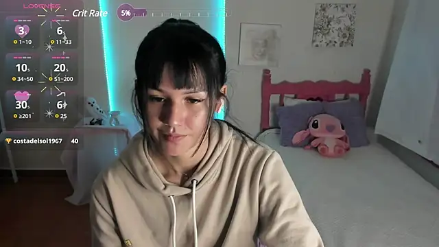 Snapshot of cute_roxy chatting on February 1, 1:02 am cute roxy online show from February 1, 1:02 am