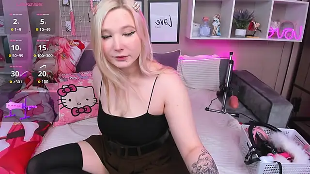 Snapshot of MeowkaKitty chatting on February 3, 2:03 am MeowkaKitty online show from February 3, 2:03 am