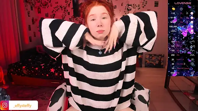 Snapshot of CallMeEffy1 chatting on February 4, 6:14 am CallMeEffy1 online show from February 4, 6:14 am