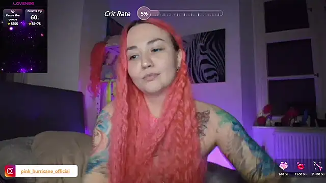 Snapshot of PinkHurricaneOfficial chatting on February 9, 9:39 pm PinkHurricaneOfficial online show from February 9, 9:39 pm