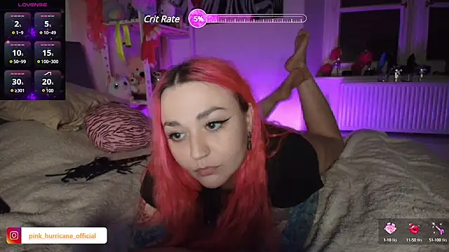 Snapshot of PinkHurricaneOfficial chatting on February 10, 7:17 pm PinkHurricaneOfficial online show from February 10, 7:17 pm