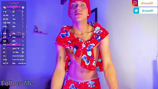 Snapshot of visaelX chatting on March 6, 9:47 am visaelX online show from March 6, 9:47 am