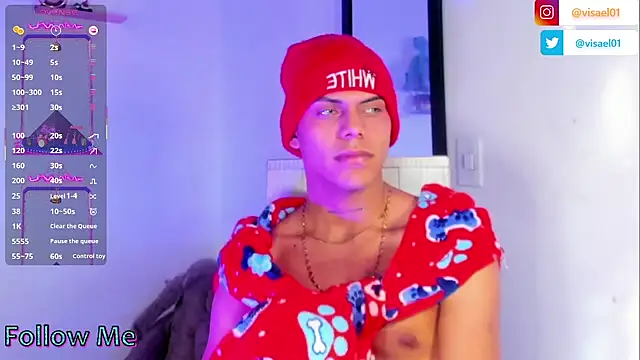 Snapshot of visaelX chatting on March 6, 12:52 pm visaelX online show from March 6, 12:52 pm