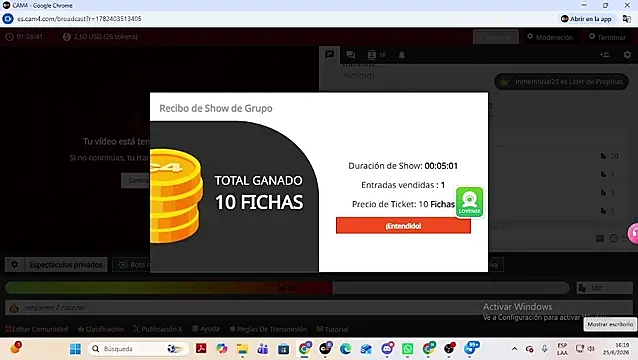 yazmin z com124 online show from June 25, 7:18 pm