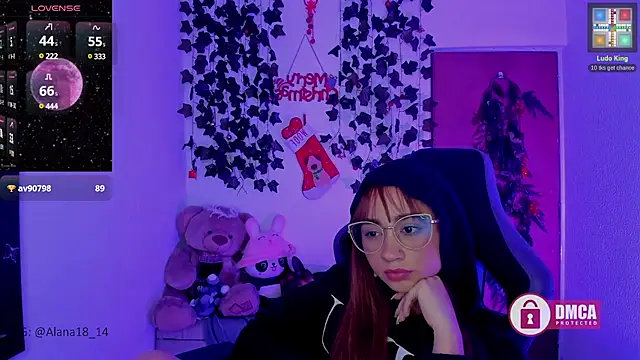 Snapshot of Alana_Pherson chatting on December 28, 8:16 am Alana Pherson online show from December 28, 8:16 am