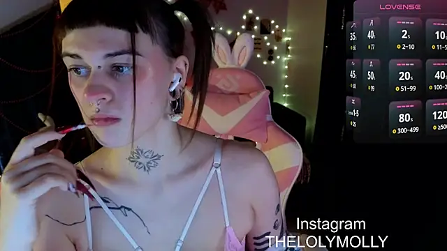 Snapshot of LolyMolli chatting on December 24, 2:01 pm LolyMolli online show from December 24, 2:01 pm