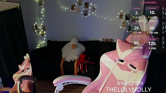 Snapshot of LolyMolli chatting on March 3, 5:07 pm LolyMolli online show from March 3, 5:07 pm