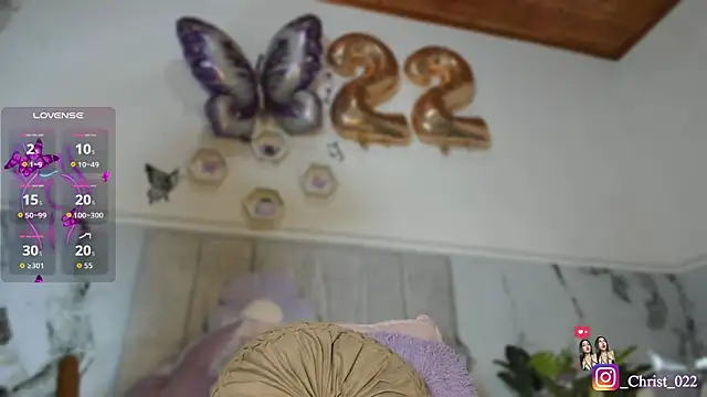 christal cutee online show from May 11, 8:31 am
