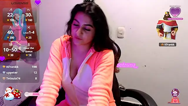 setzuna  online show from December 15, 7:31 pm