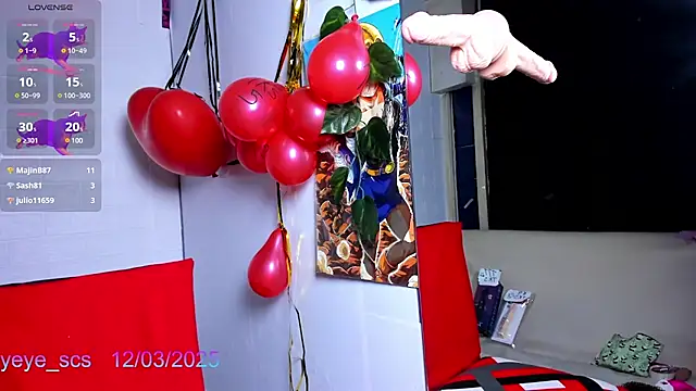 Snapshot of Yeye_scs chatting on March 12, 3:40 pm Yeye scs online show from March 12, 3:40 pm