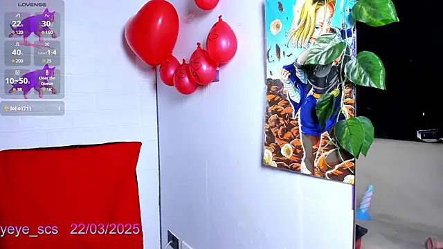 Snapshot of Yeye_scs chatting on March 22, 3:42 pm Yeye scs online show from March 22, 3:42 pm