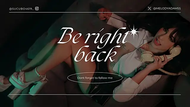 Snapshot of MelodyAdamss chatting on December 19, 12:13 am MelodyAdamss online show from December 19, 12:13 am